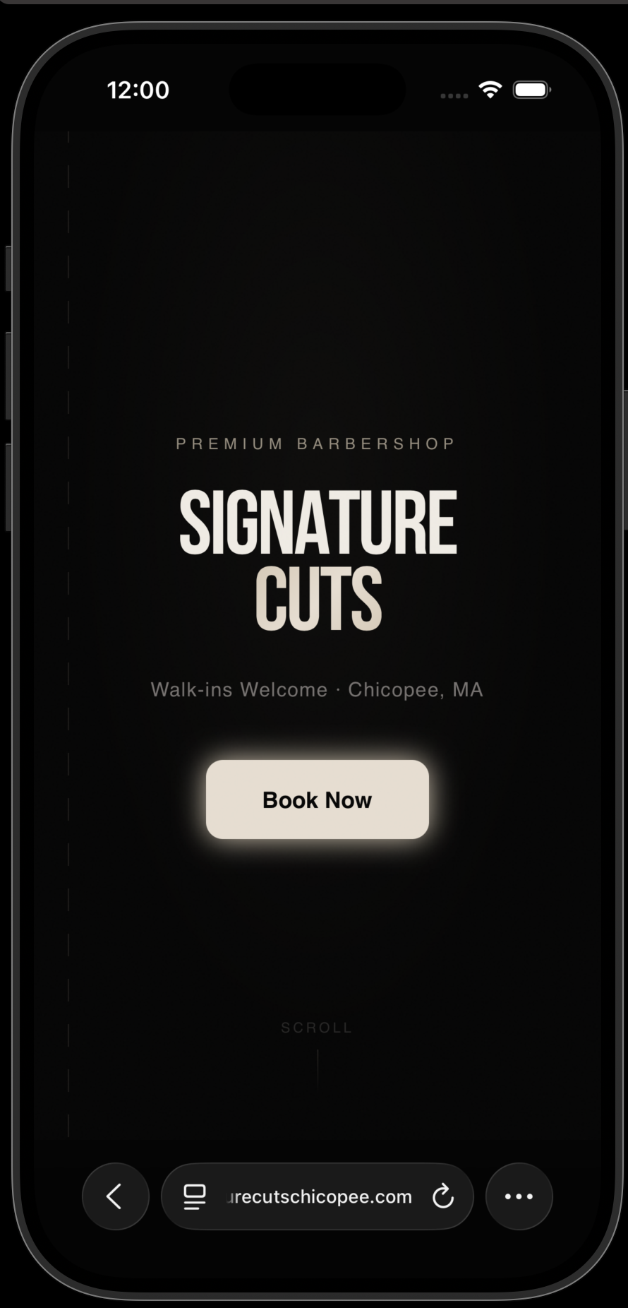 Signature Cuts on mobile